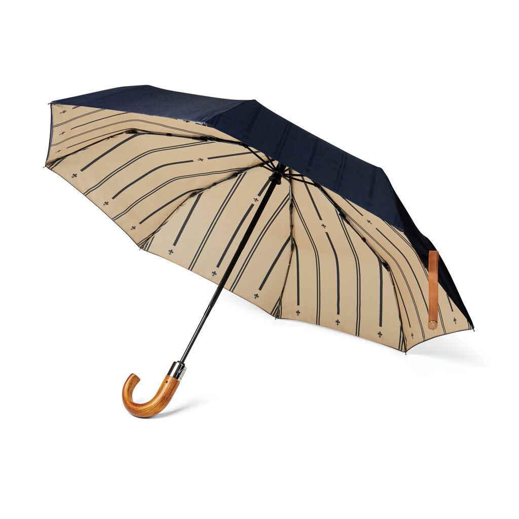 VINGA Bosler AWARE™ 21" faltbarer Schirm aus recyceltem PET - navy blau-132