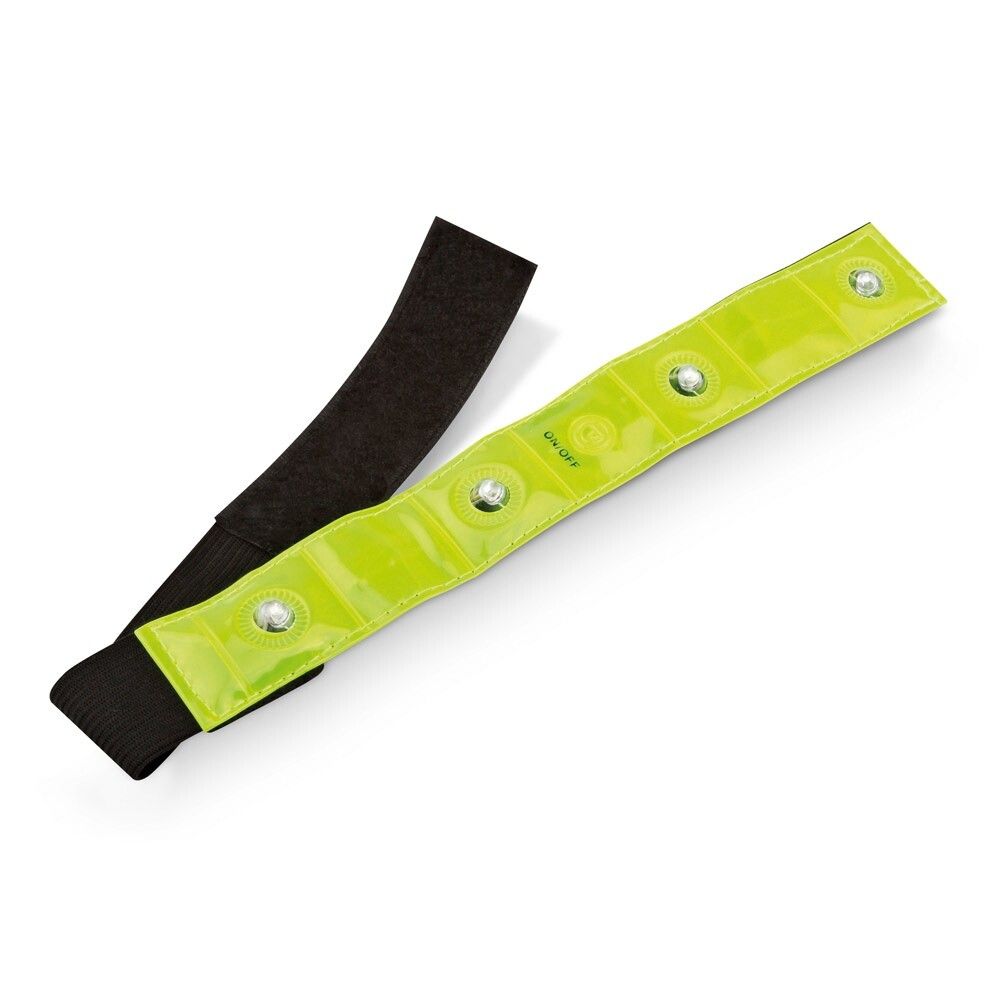 VISIBLE Armband, reflektierend mit 4 roten LEDs - gelb-448