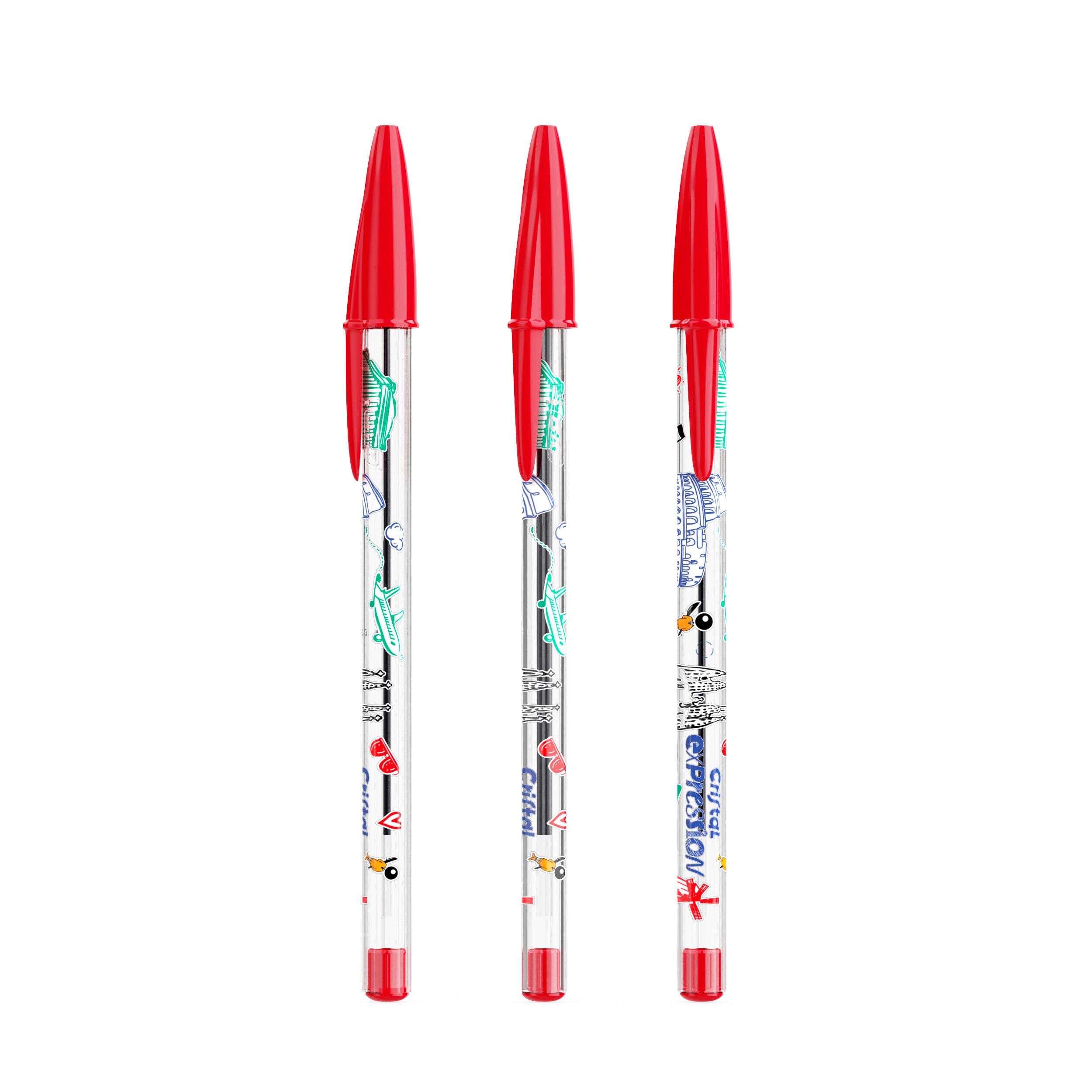 BIC® Cristal® Ausdruck, Mine rot - rot-467