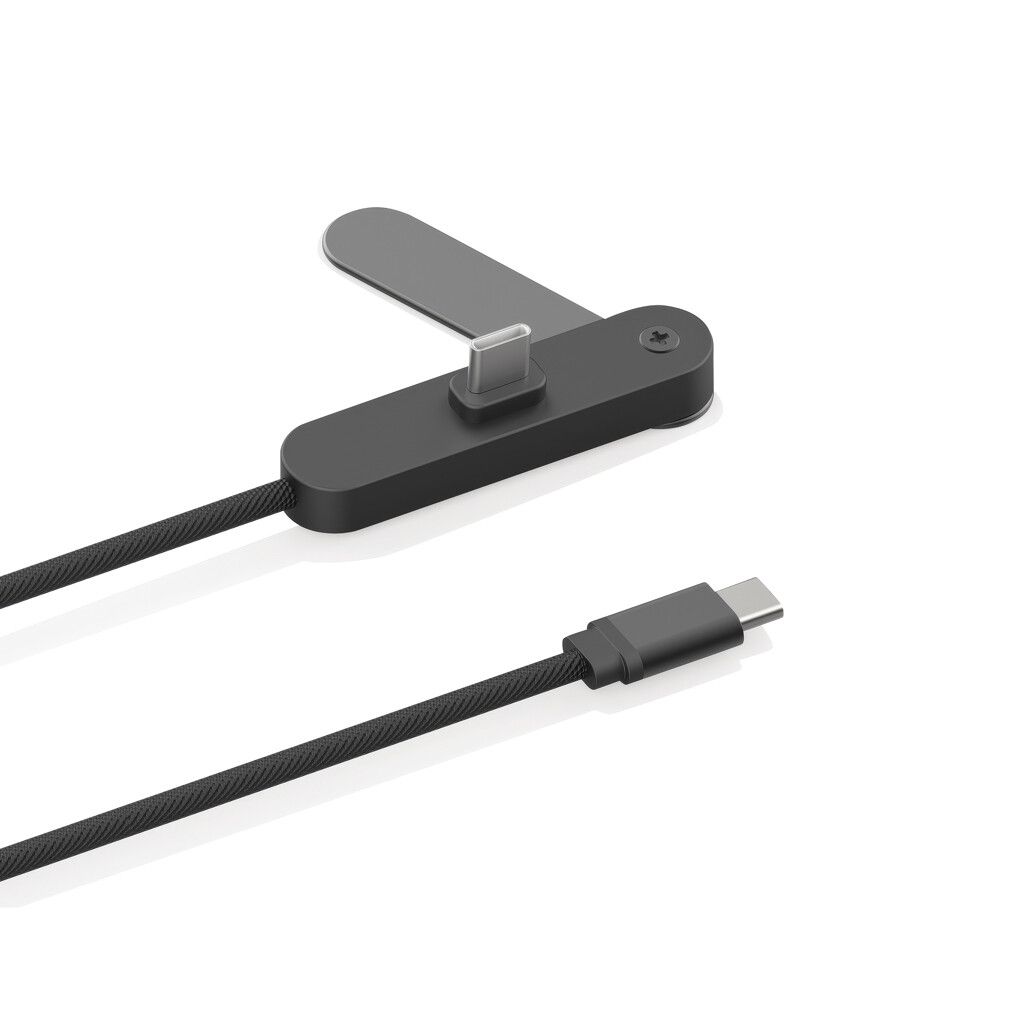 Aluvia RCS 65W-PD-Kabel mit verstellbarem Handyhalter - schwarz-616
