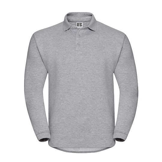 Heavy Duty Workwear Collar Sweatshirt für Herren - light oxford heather - S-370