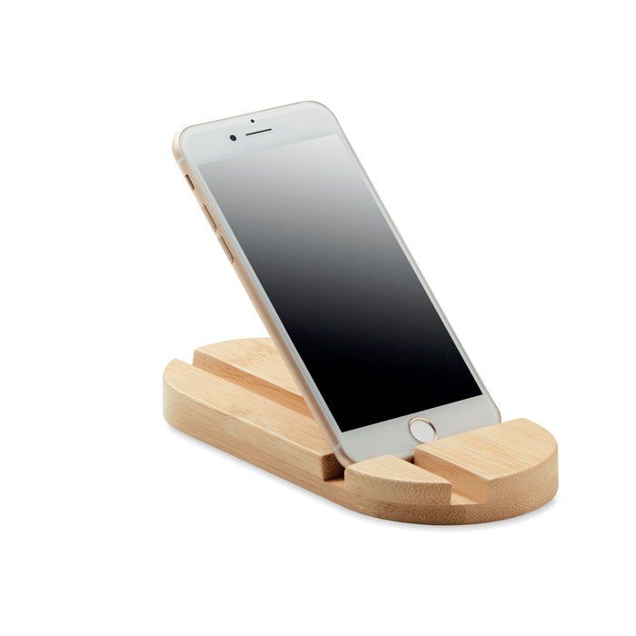 Tablet/Phone Halter Bambus ROBIN - holz-166