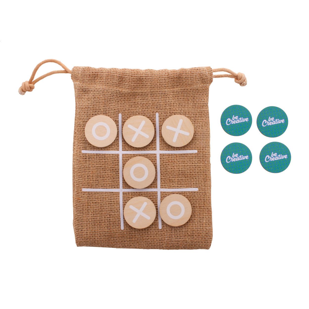 Tic-Tac-Toe-Spiel JUX Creative - natur-291