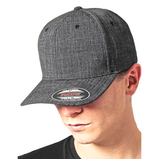 Fine Melange Flexfit - black-975