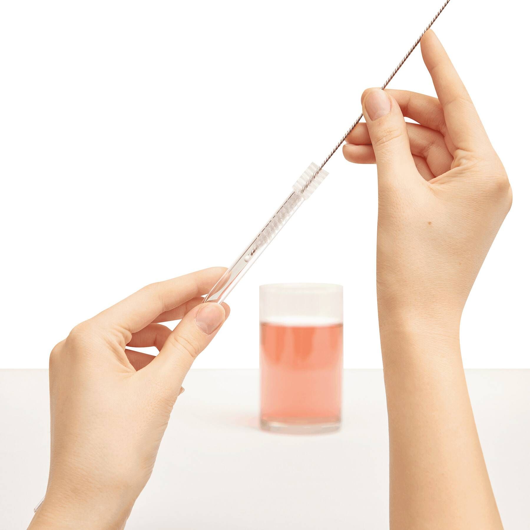 Glas-Strohhalm DRINK SMART - transparent-223
