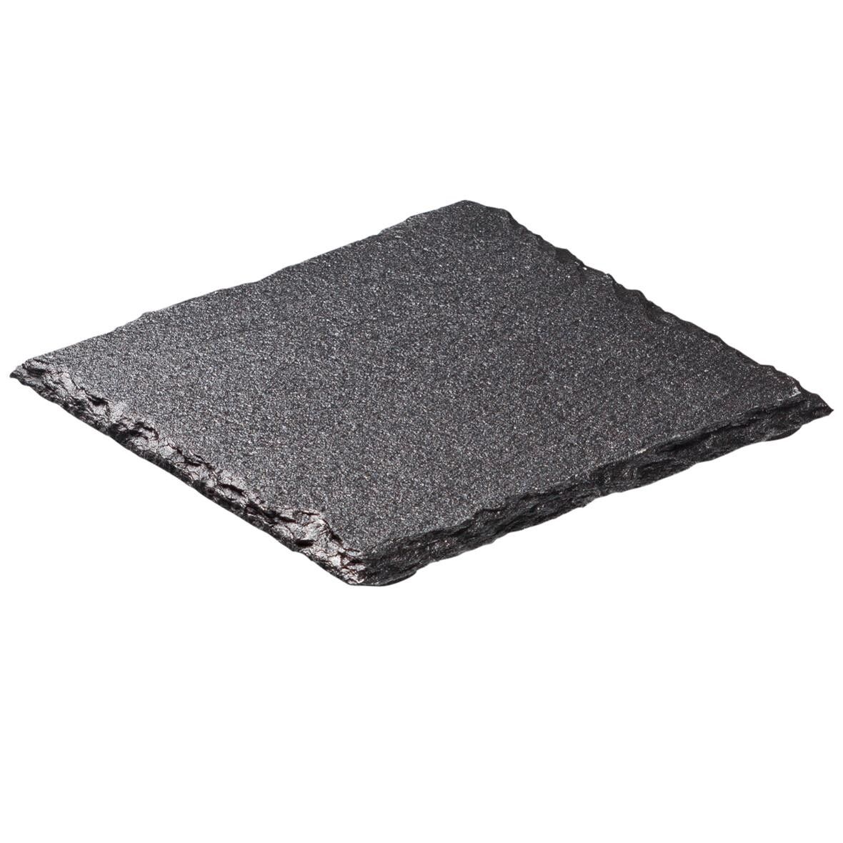 Untersetzer Schiefer viereck - schwarz-255