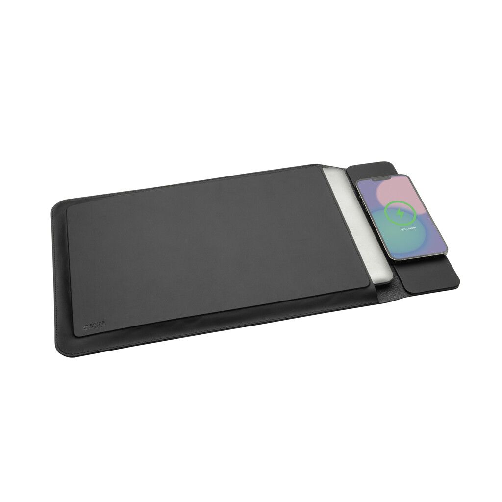Swiss Peak magnet. 15,6" Laptop-Sleeve mit 15W Ladefunktion - schwarz-888