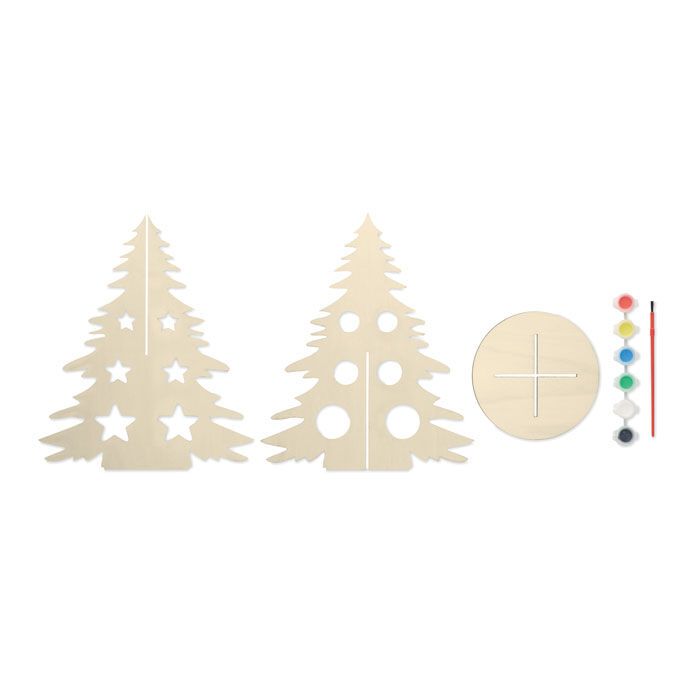 DIY Weihnachtsbaum aus Holz TREE AND PAINT - holz-508