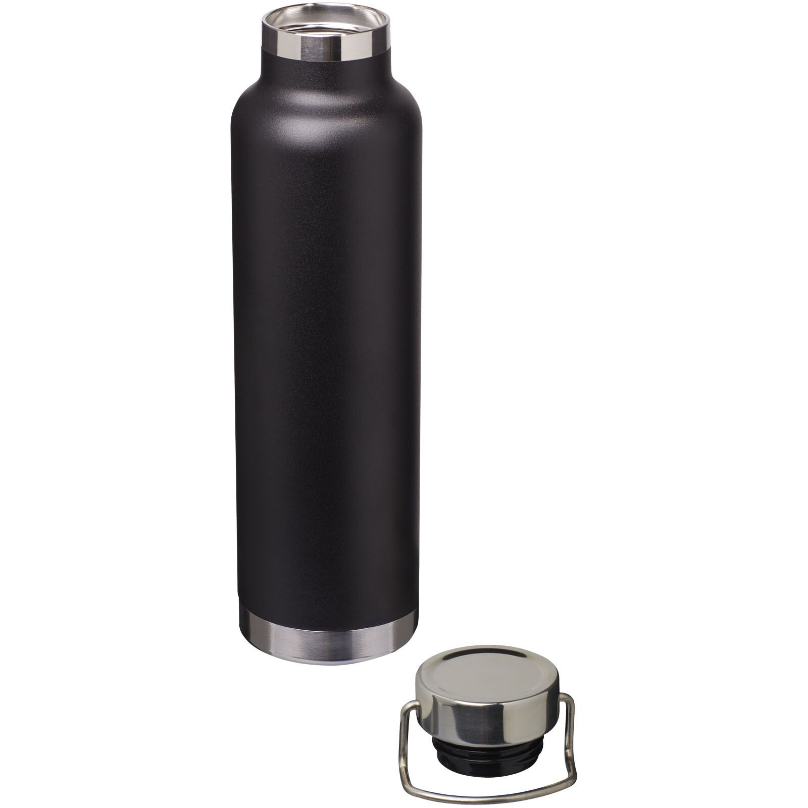 Thor 650 ml Kupfer-Vakuum Isoliersportflasche - schwarz-187