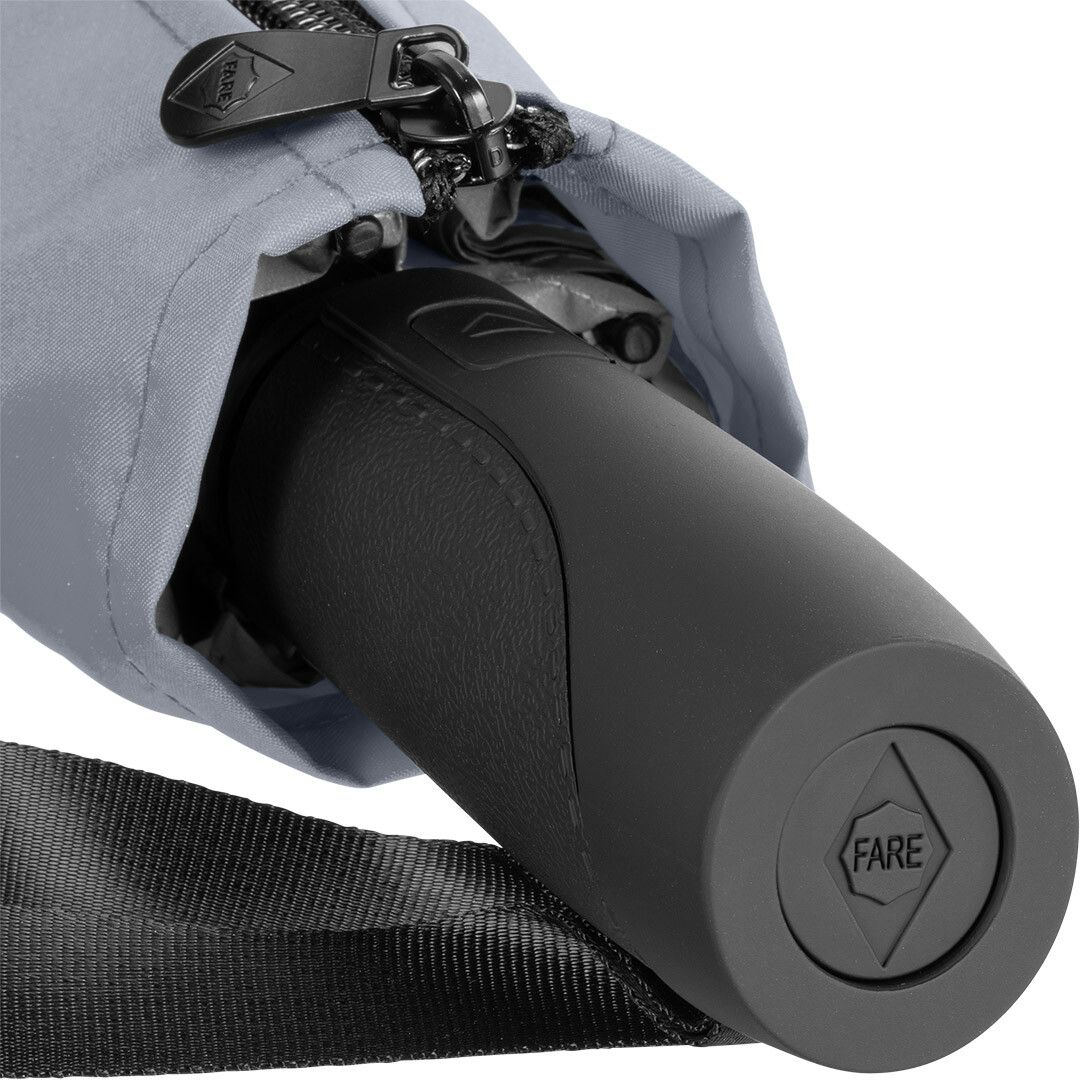 AOC-Gäste-Taschenschirm Jumbomagic® Windfighter® 2.0 mit waterSAVE® Bezug Ø123 cm - grau-85