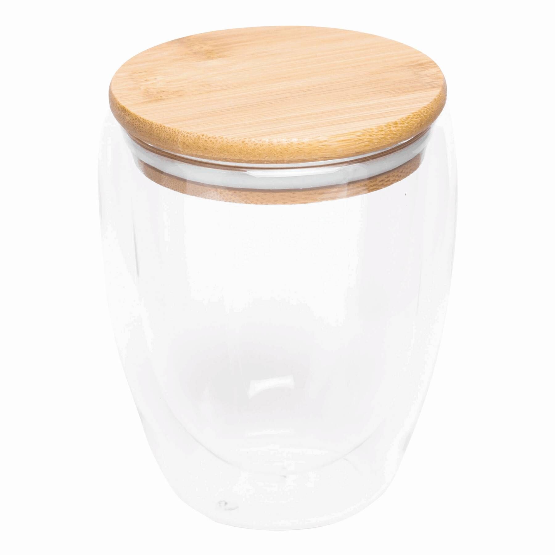 Glas BAMBOO ART M, Füllmenge ca. 350 ml - braun - transparent-518