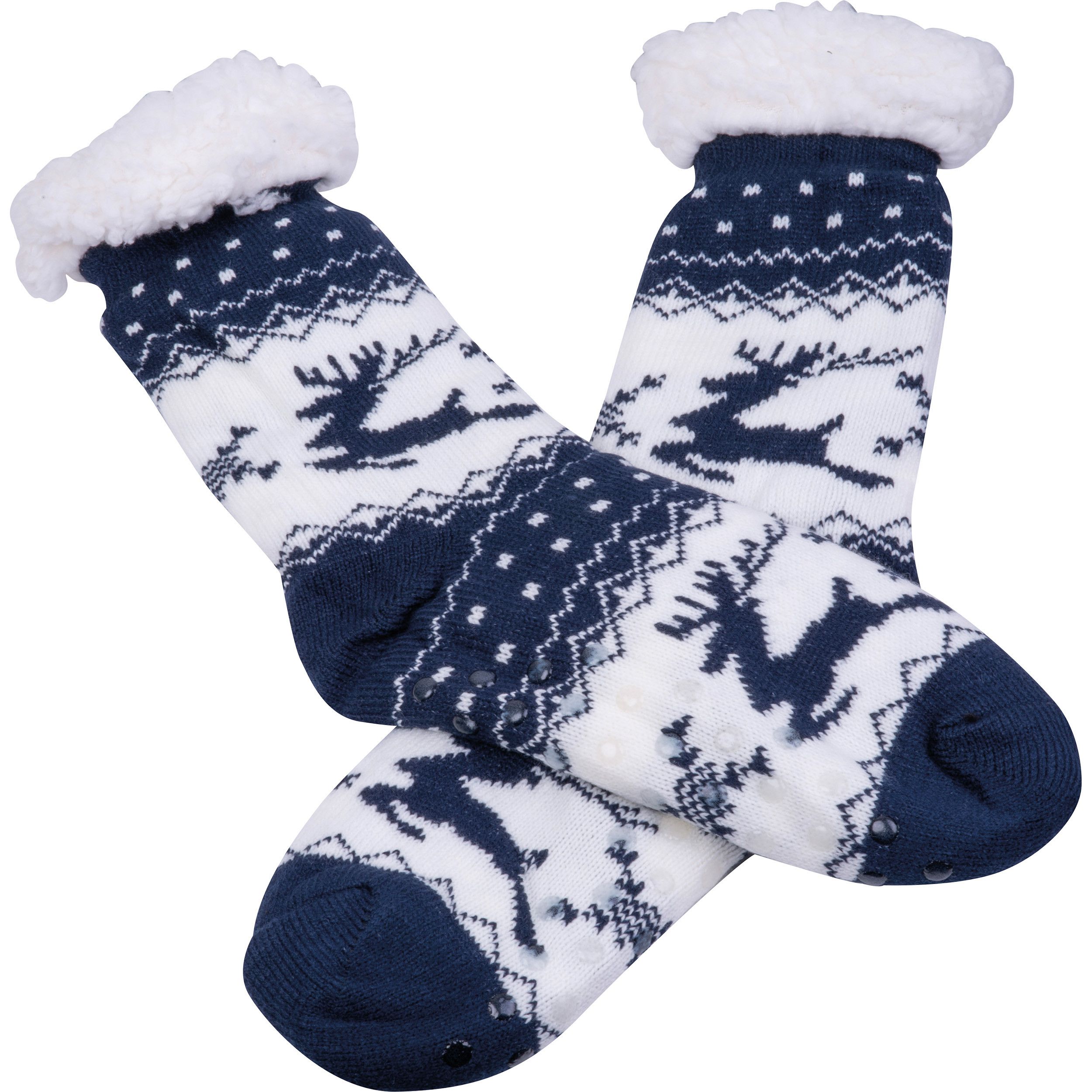 Weihnachtssocken Natal - dunkelblau-777