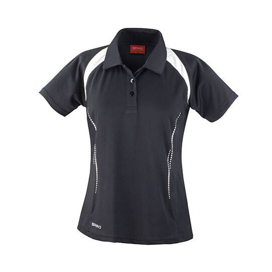 Women´s Team Spirit Polo - black - white-619
