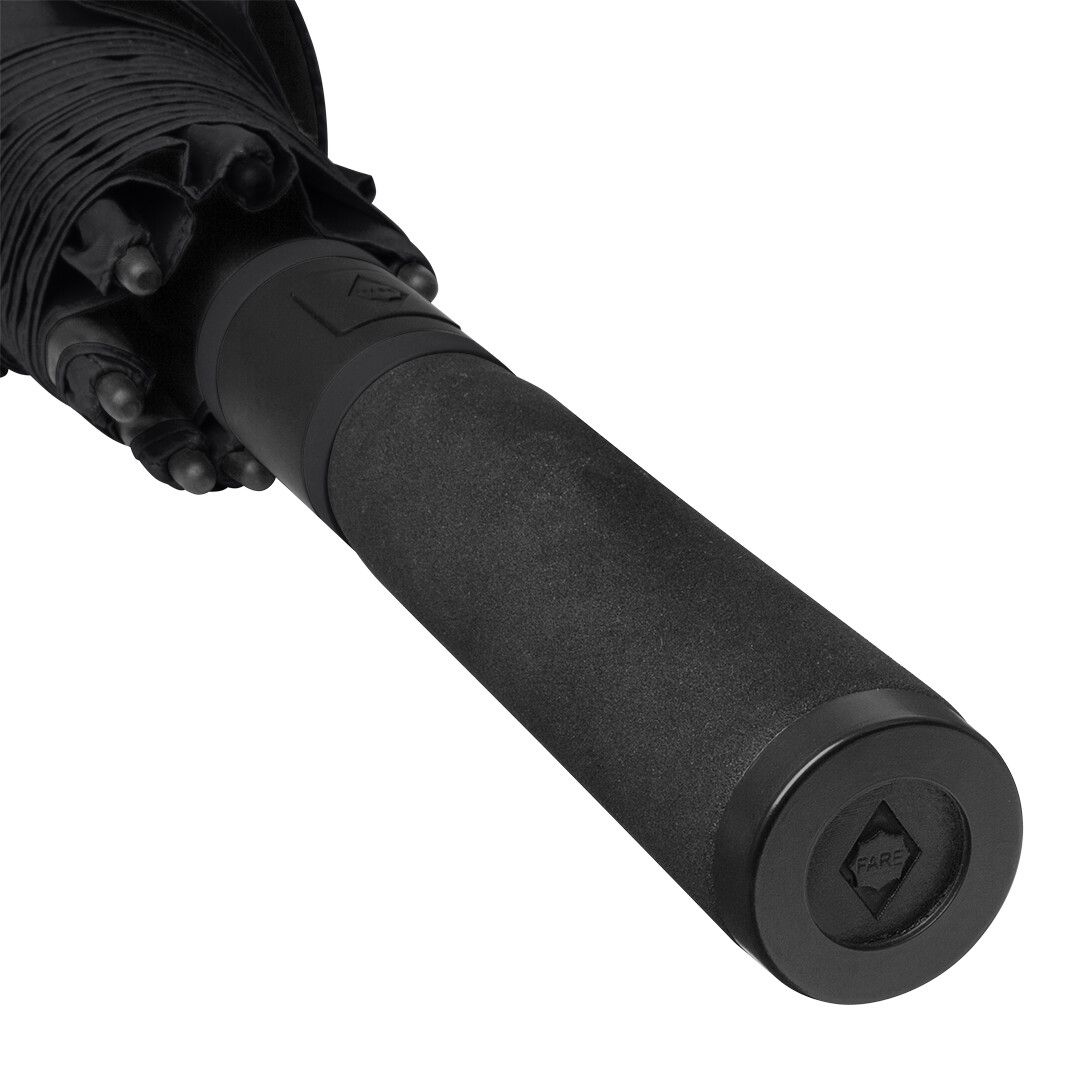 AC-Golf-/Gästeschirm FARE® Doubleface XL Vent mit waterSAVE® Bezug Ø130 cm - schwarz - schwarz-952