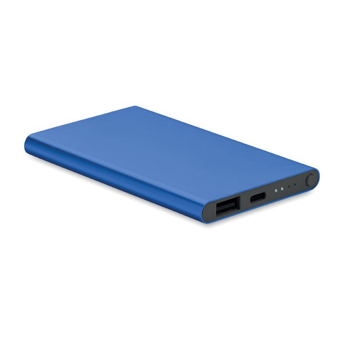 4000mAh Powerbank Typ C POWERFLAT C - königsblau-200
