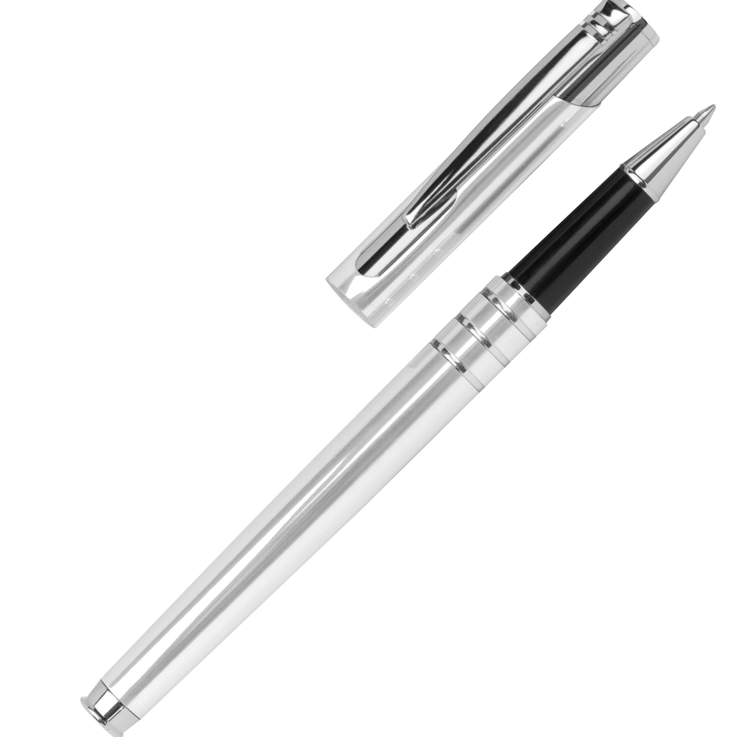 Schreibset bestehend aus einem Kugelschreiber und einem Rollerball - weiß-619