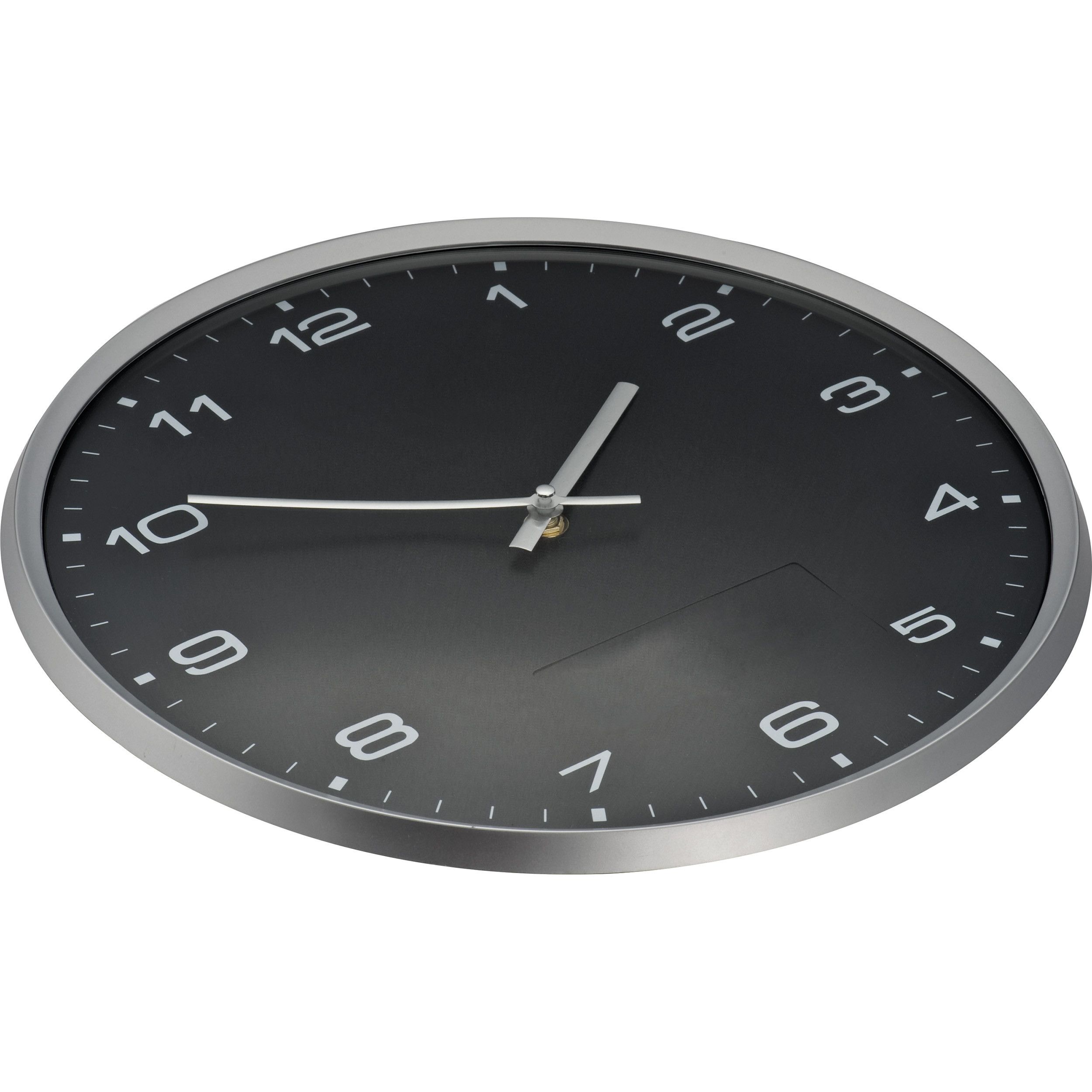 Wanduhr mit Click System - schwarz-373