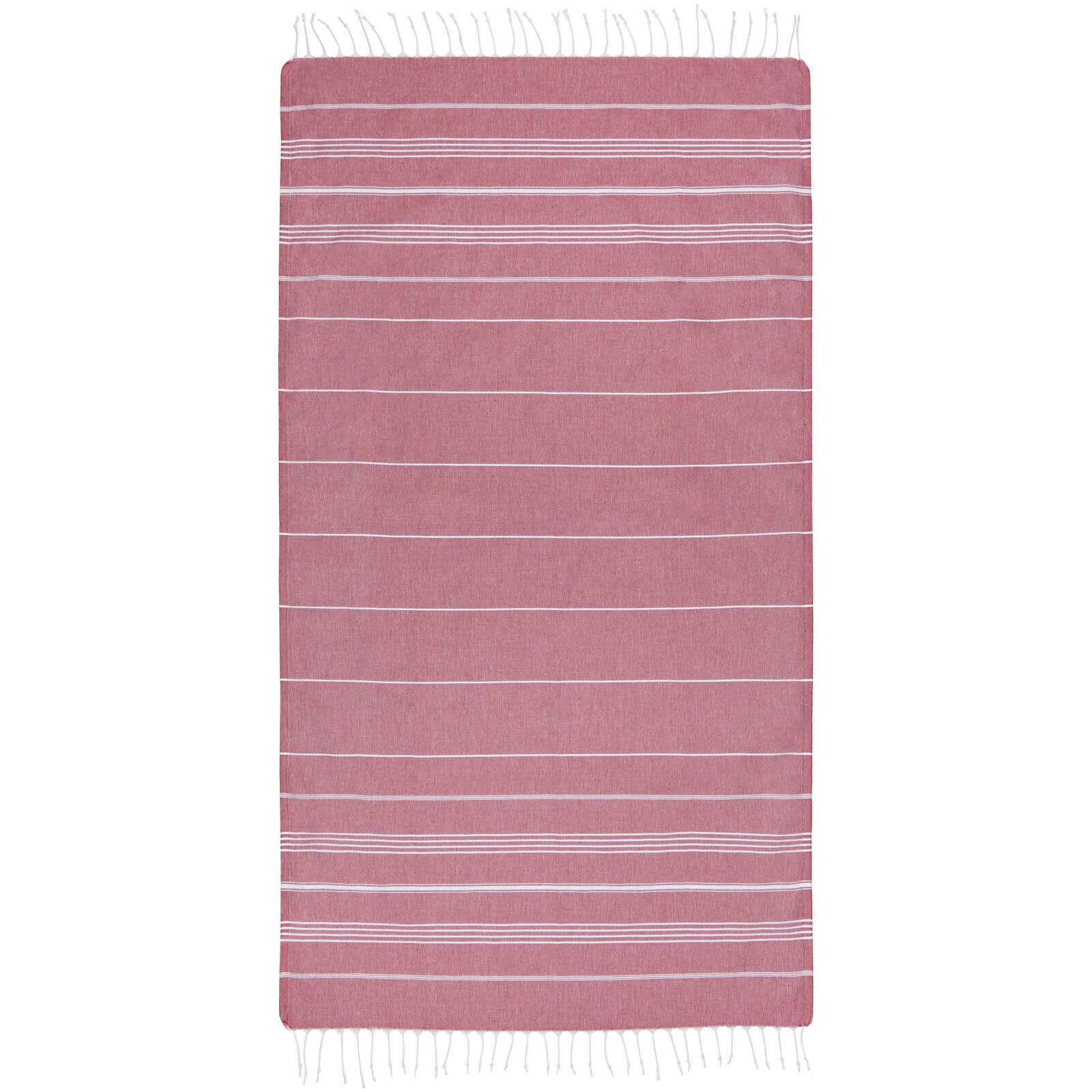 Anna 150 g/m² Hammam Baumwollhandtuch 100 × 180 cm - rot-468