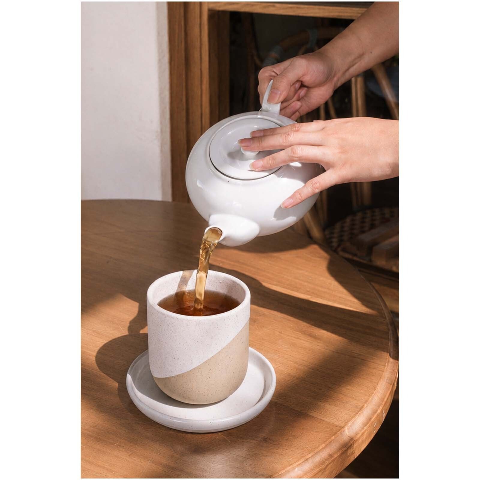 Originalhome Reclay 350 ml Tee- und Matcha-Becher Set  - weiss-854