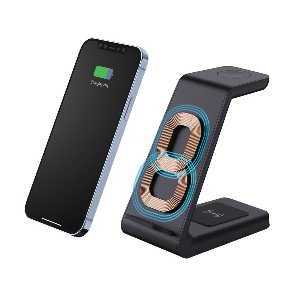 Urban Vitamin Fairfield 3-in-1 Charger aus RCS rPlastik - schwarz-947