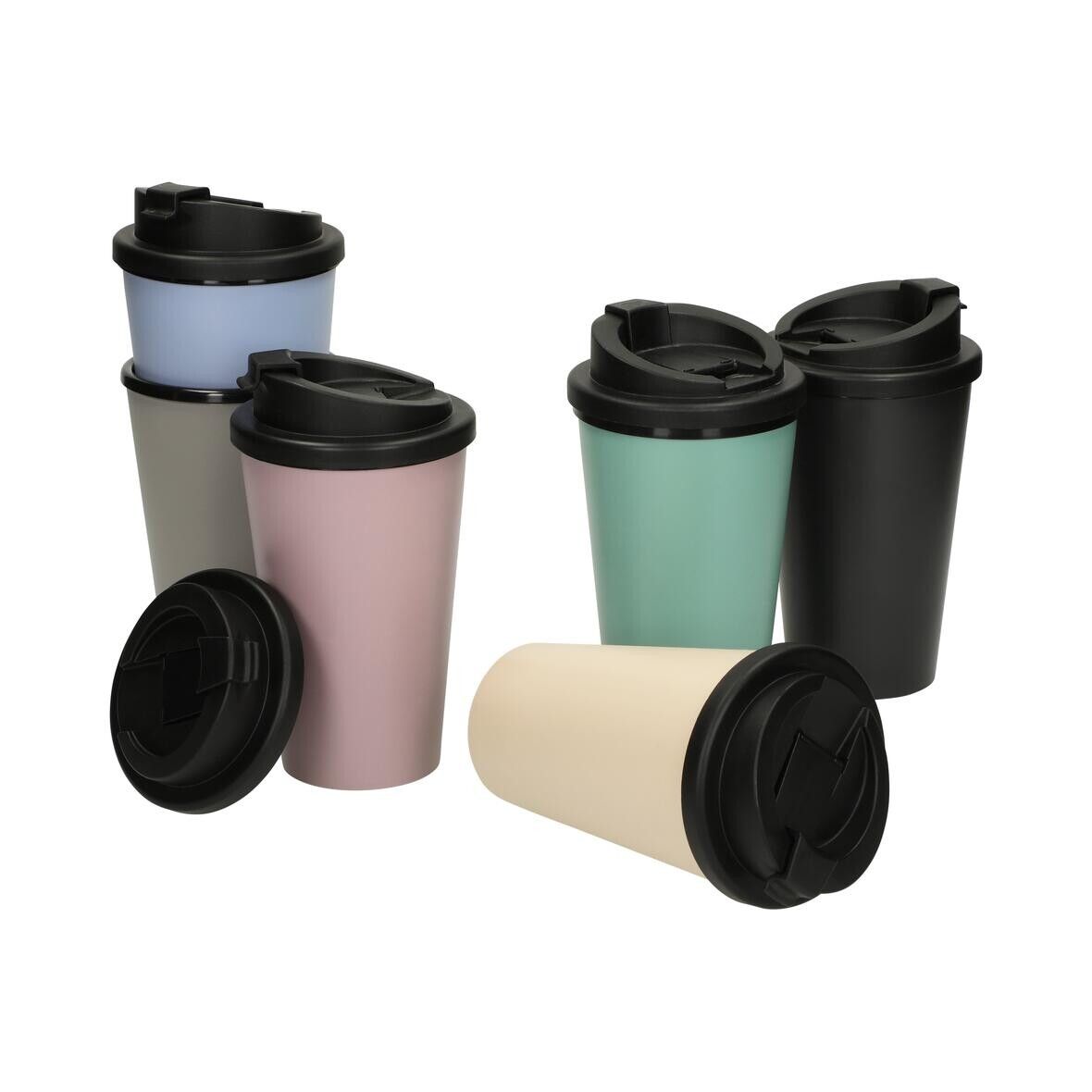 Bio-Kaffeebecher Premium Deluxe 350 ml - flieder-654