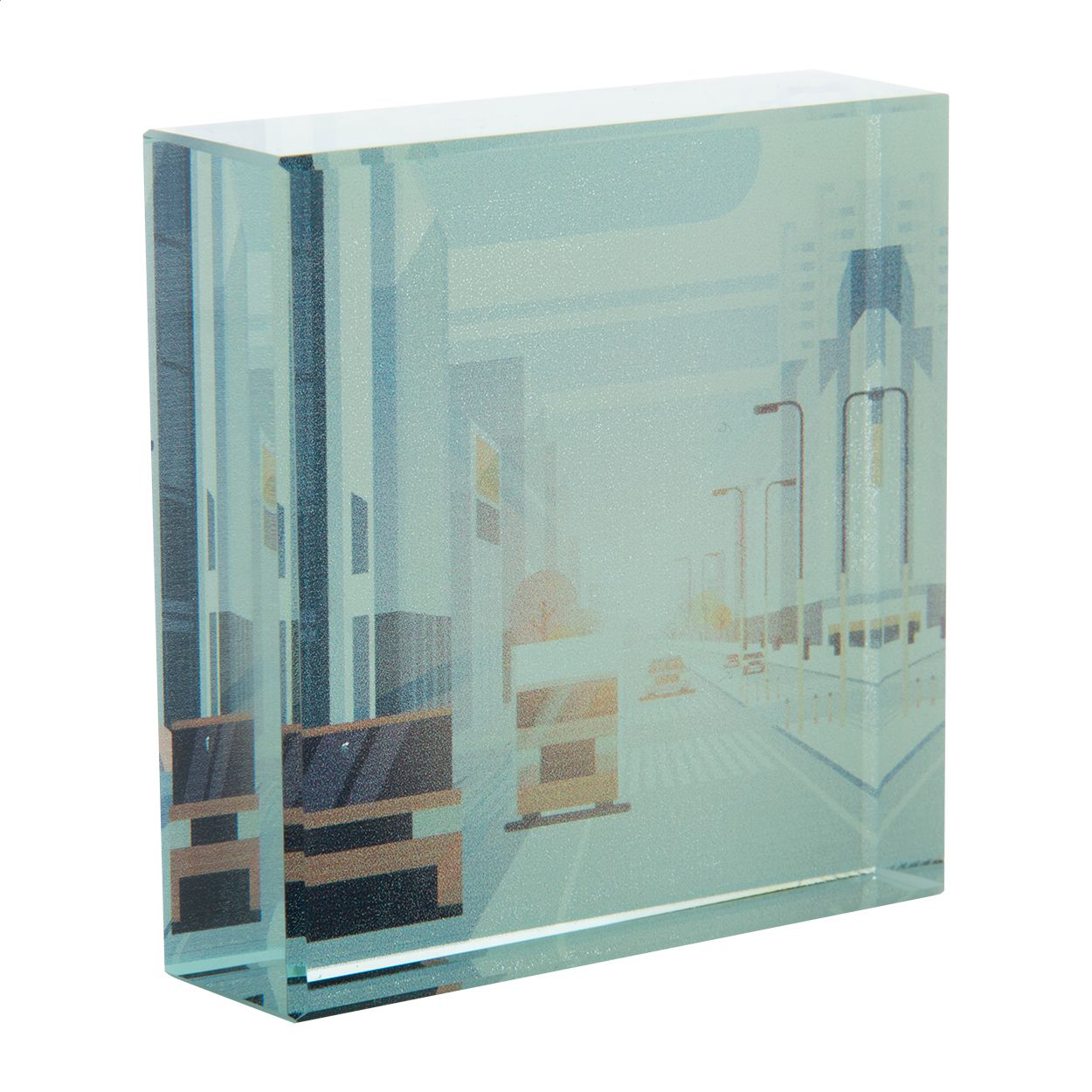 Louisville Glas-Quader - transparent-85