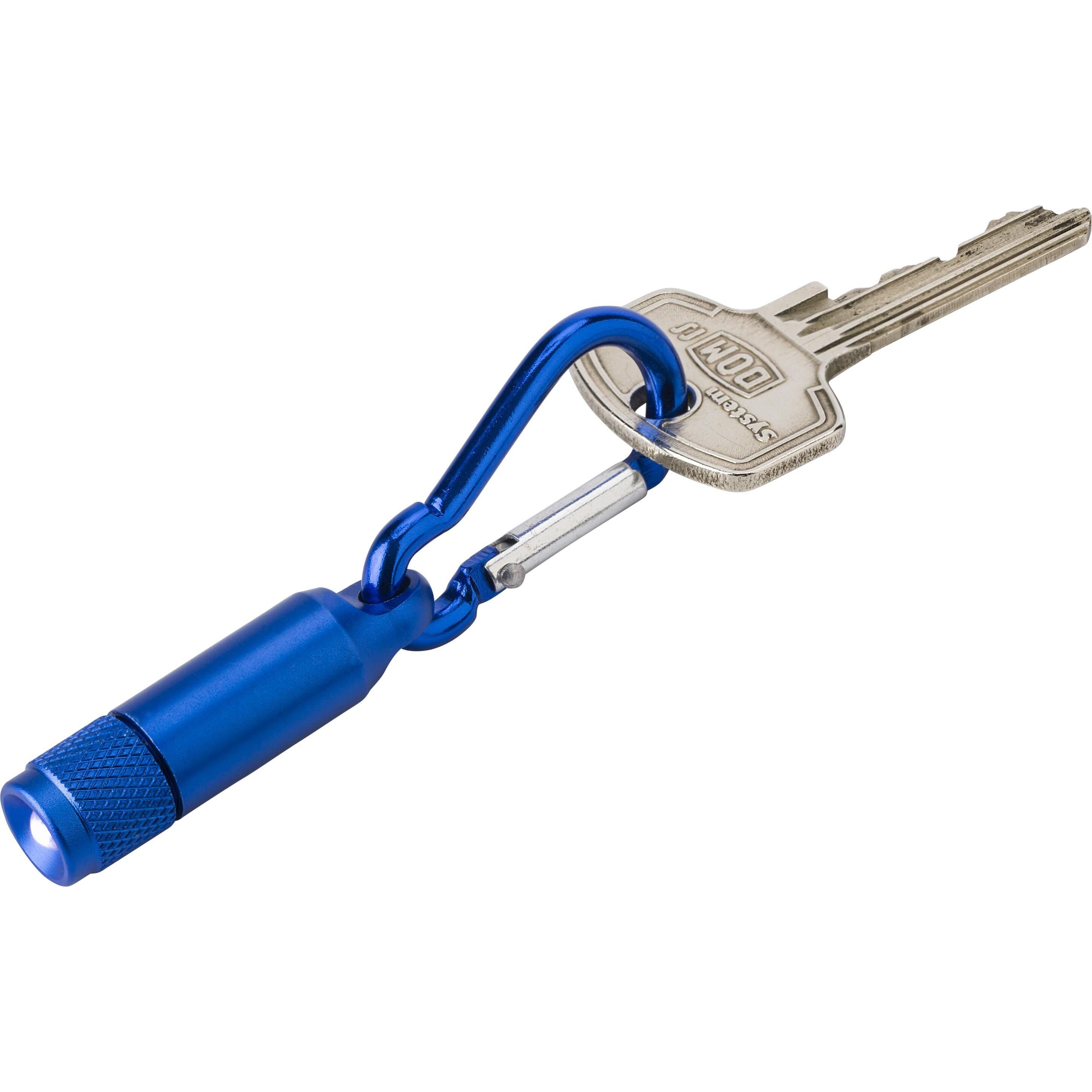 Mini-Taschenlampe aus Aluminium mit Karabiner Tracy - schwarz-721