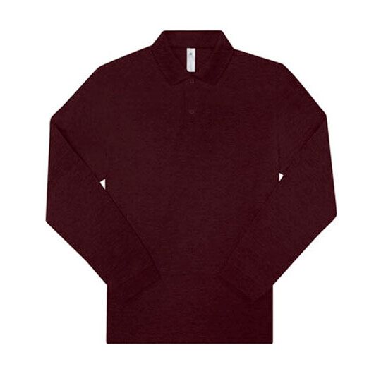 My Polo 210 Long Sleeve - heather burgundy - L-565