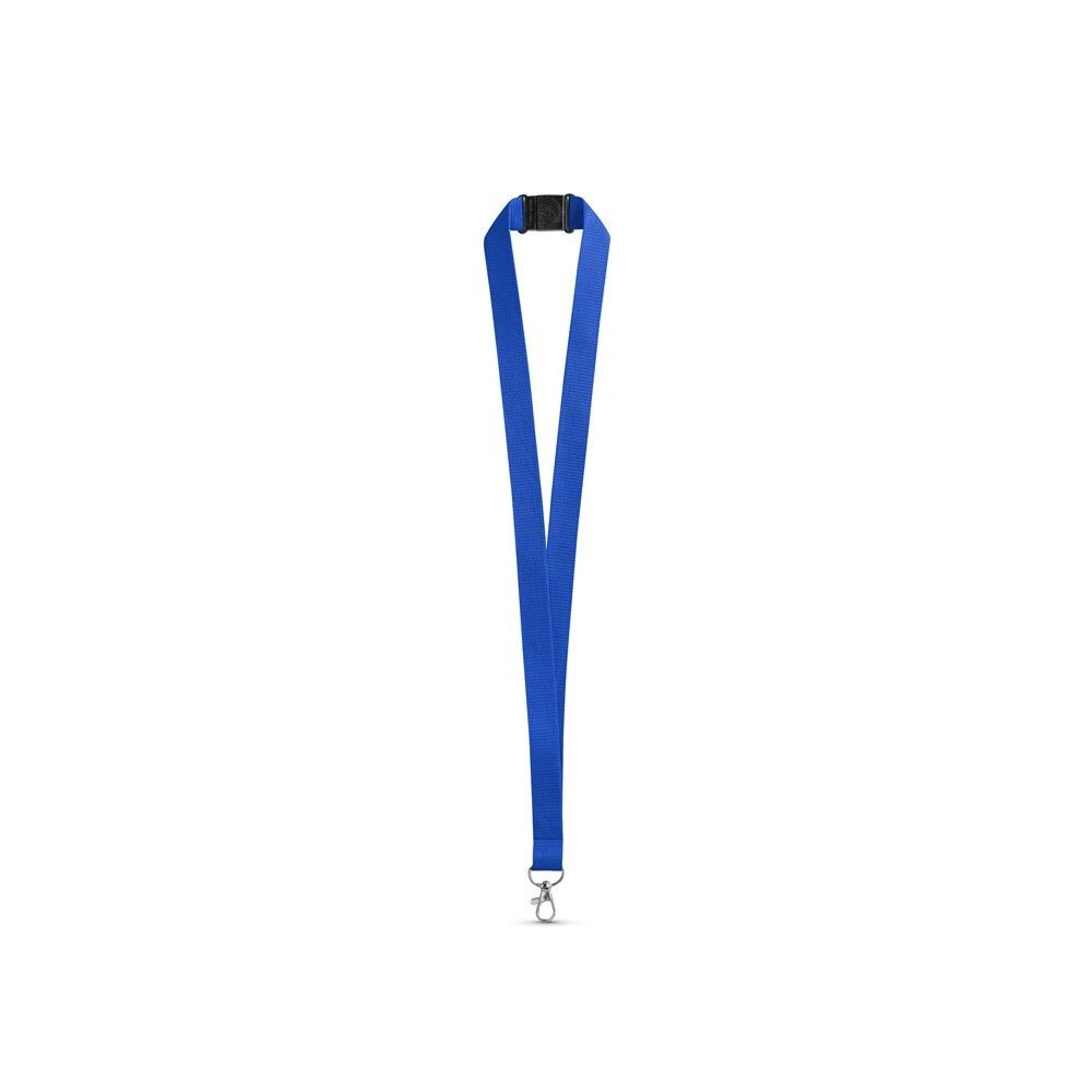 LEEDS Lanyard aus Polyester mit Sicherheitsverschluss - königsblau-351