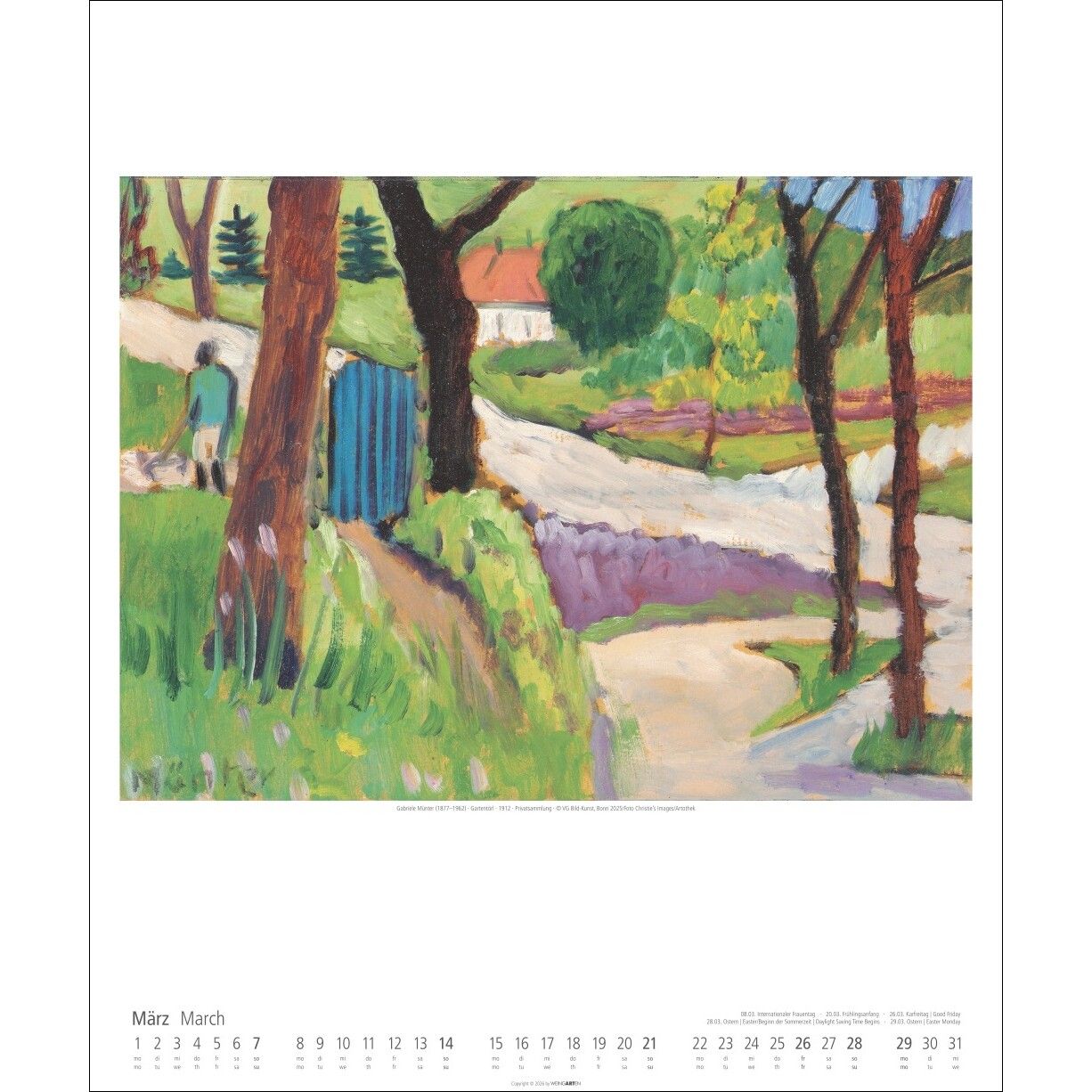 Gabriele Münter - Kunst & Kultur Kalender-416