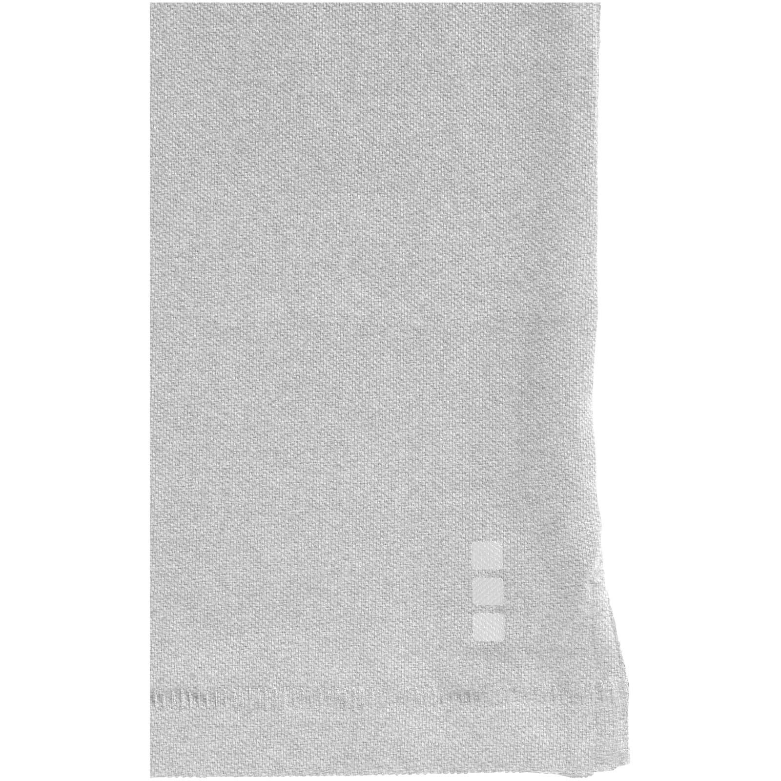 Oakville Langarm Poloshirt für Herren - grau meliert - XL-921