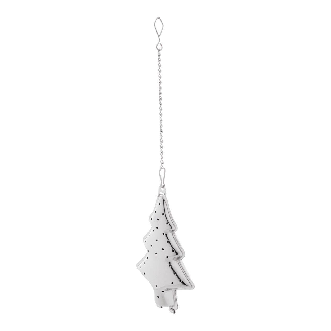 Suodatee Weihnachts-Teeei - Weihnachtsbaum - silber-520