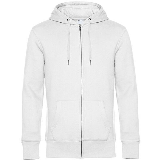 KING Zipped Hood Jacket_° für Herren - white - 3XL-295