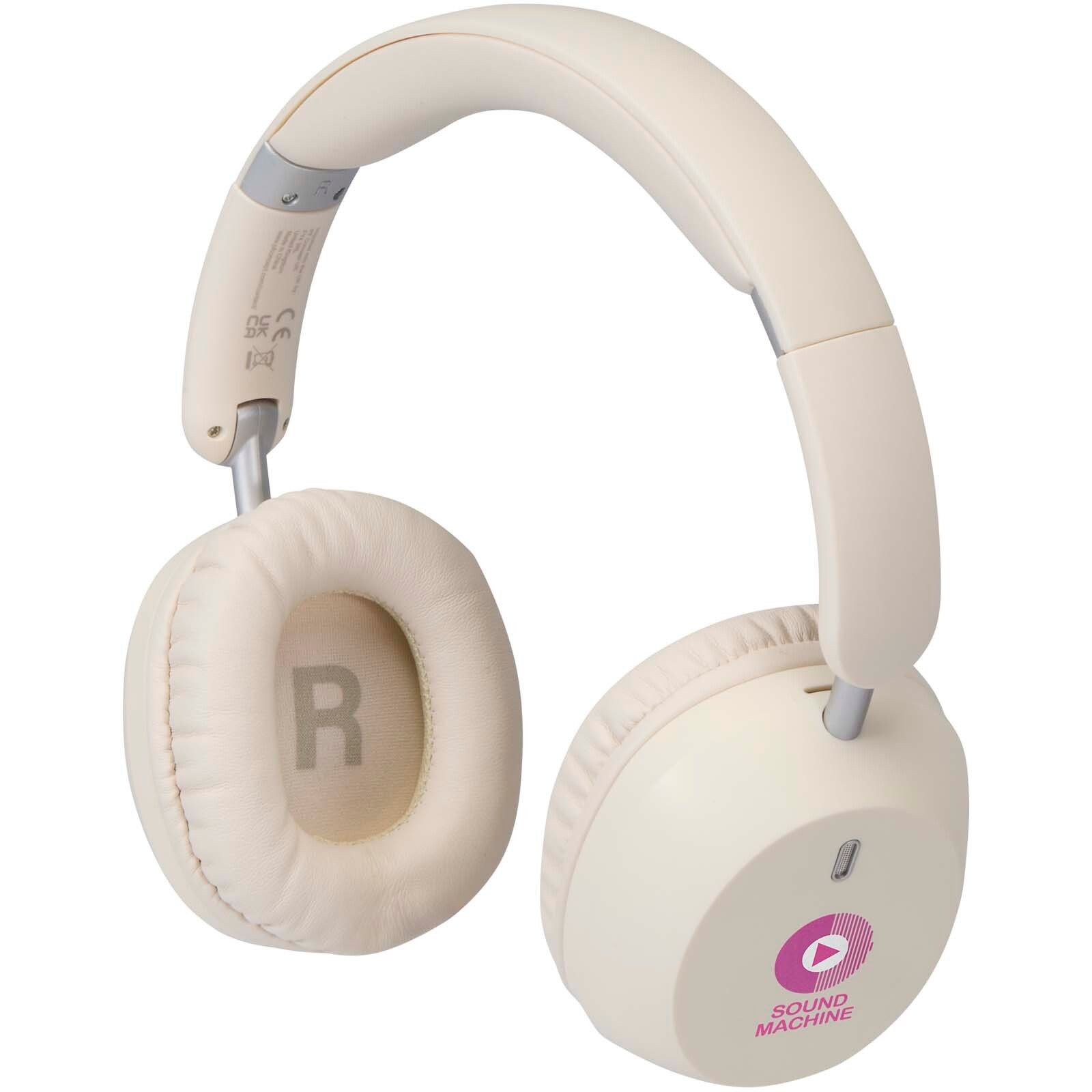 Hoggar Falltbare Over Ear Kopfhörer mit ANC und ENC aus recyceltem Kunststoff - weiss-154