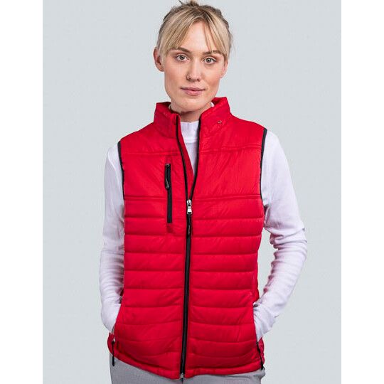 Women´s Hooded Performance Body Warmer - dark grey-333