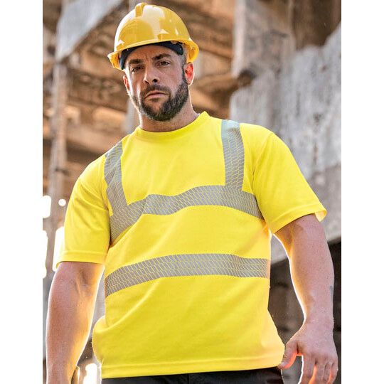 Hi-Vis Broken Reflective Premium T-Shirt Alhambra - signal yellow-251