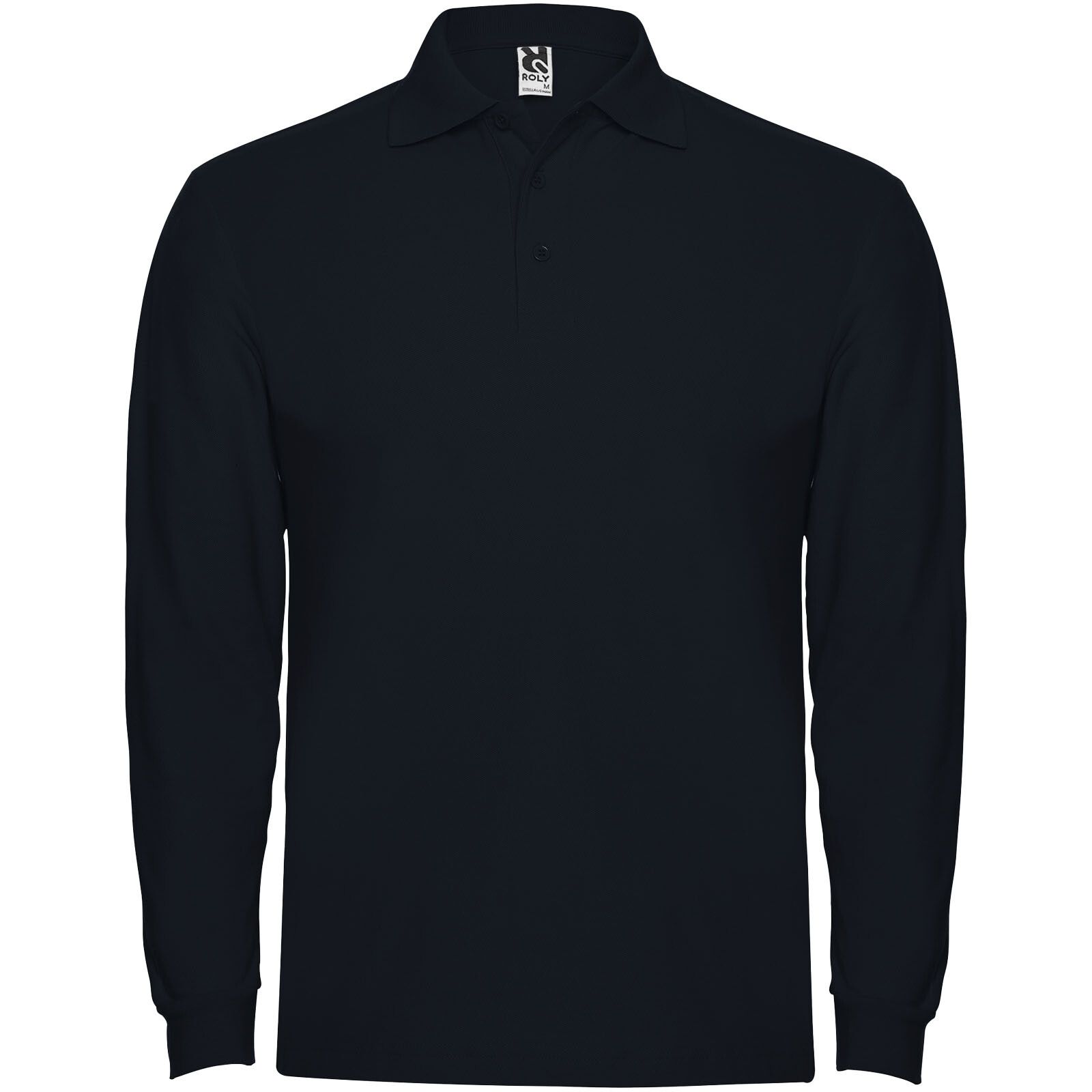 Estrella Langarm Poloshirt für Herren - marineblau - 3XL-711