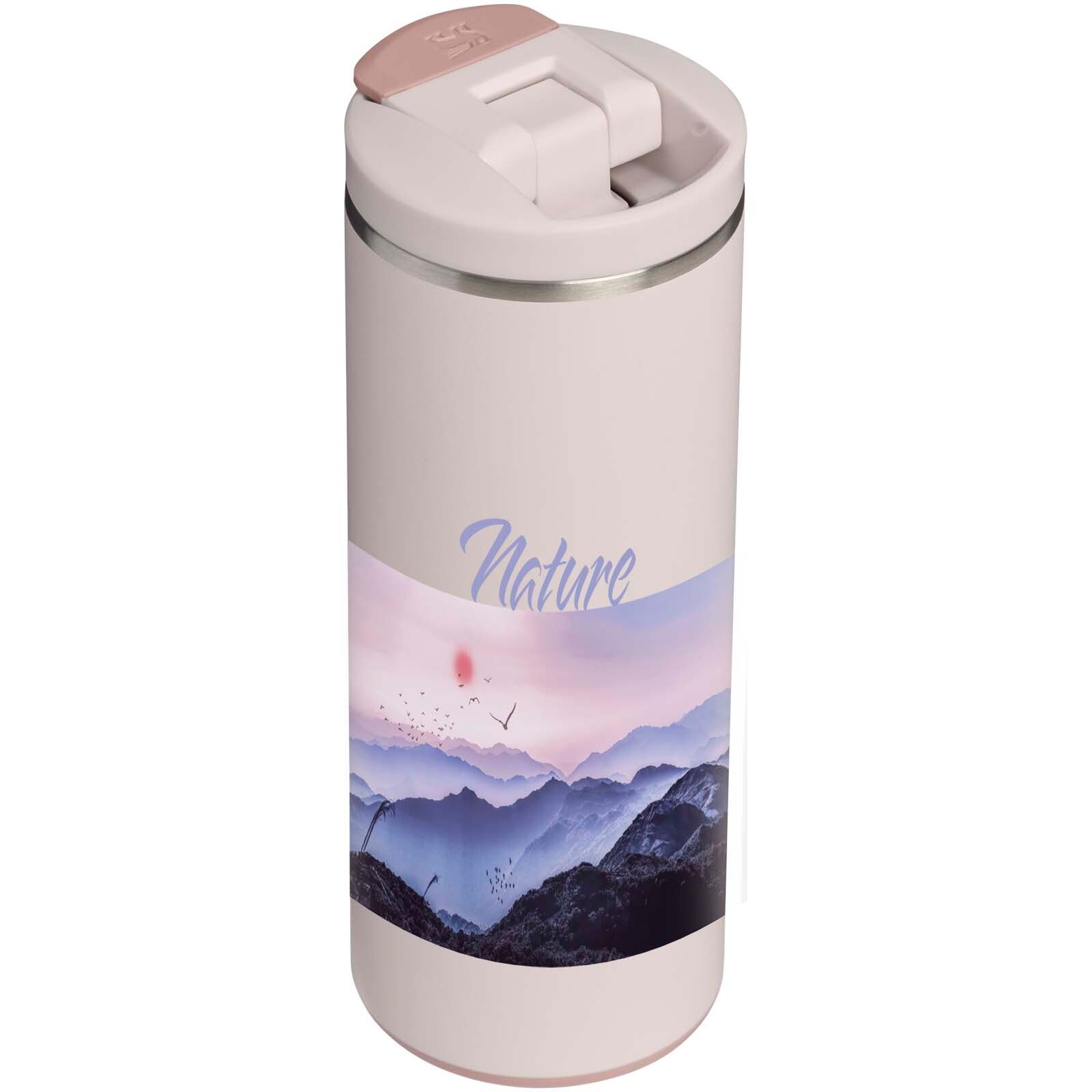 Stanley 350 ml Transit Fliptop Thermobecher  - hellrosa-444