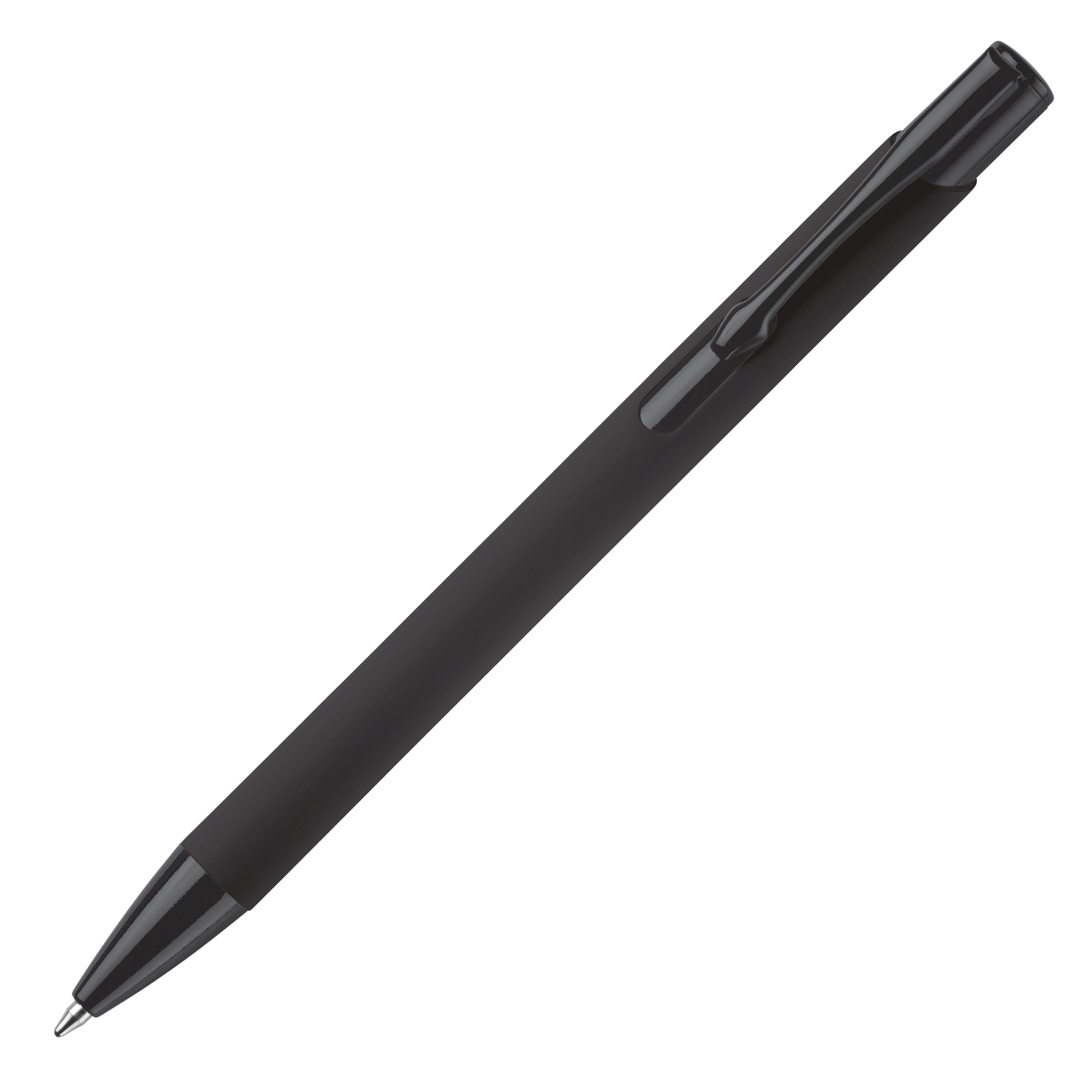 Kugelschreiber Alicante wSofttouch - schwarz  -  schwarz-270