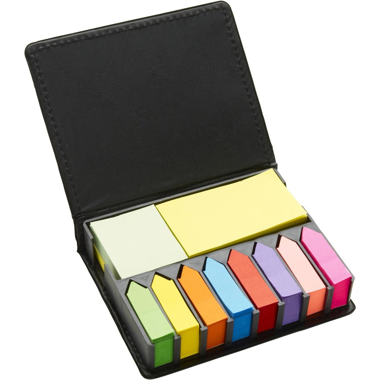Haftnotizenin PU Etui Pierce - schwarz-425