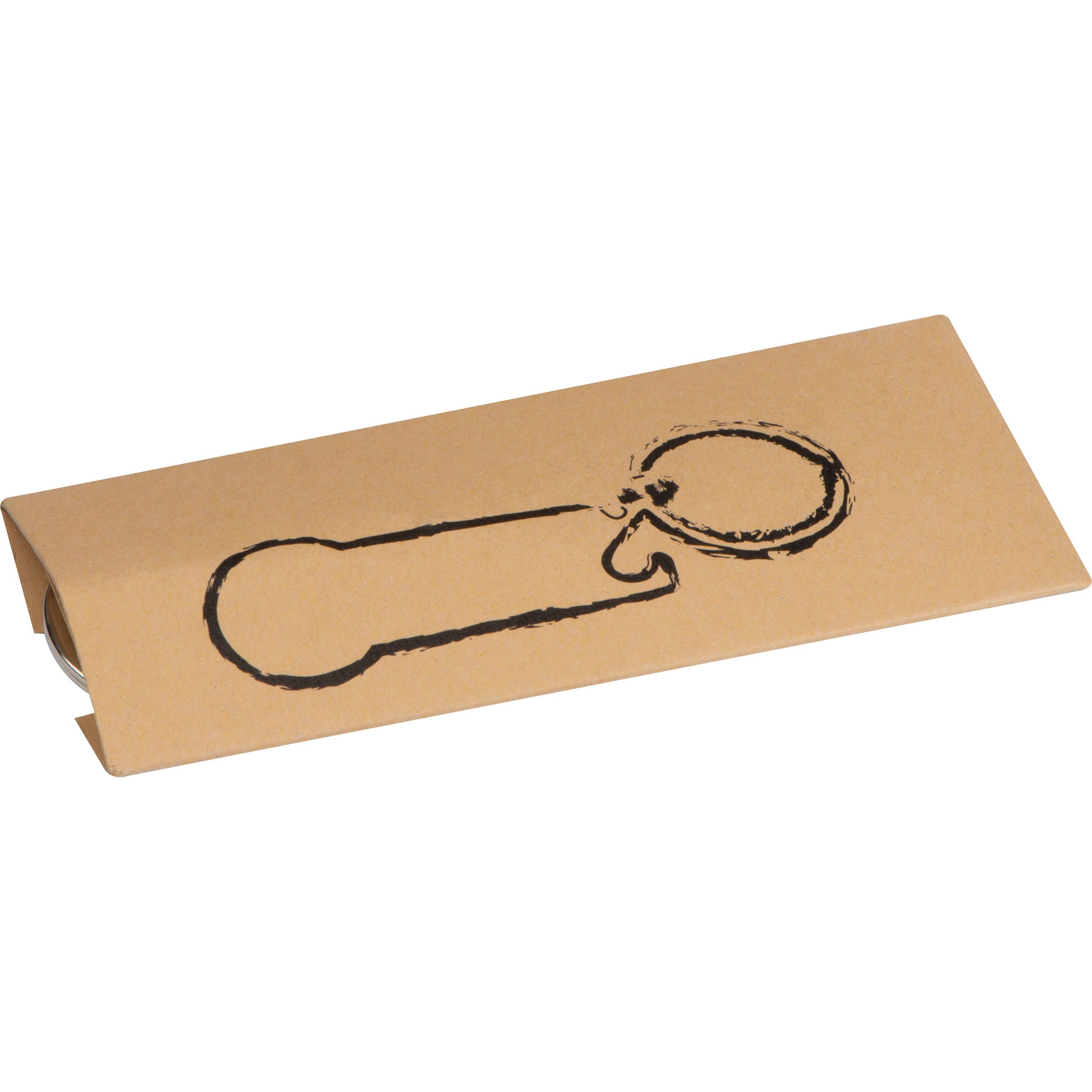 Schlüsselanhänger mit Einkaufschip Stickit - schwarz-543