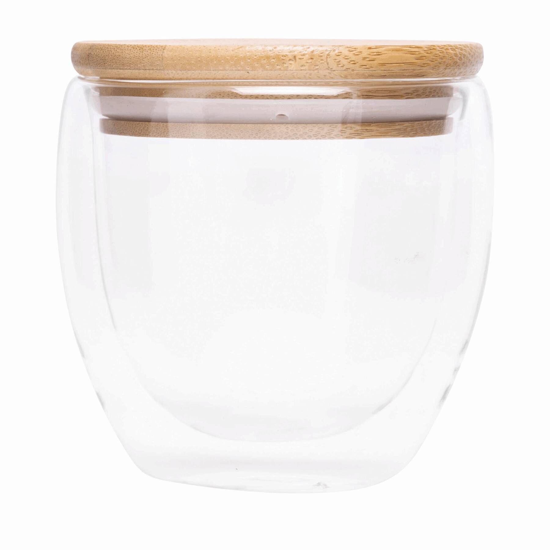 Glas BAMBOO ART S, Füllmenge ca. 250 ml - braun - transparent-267