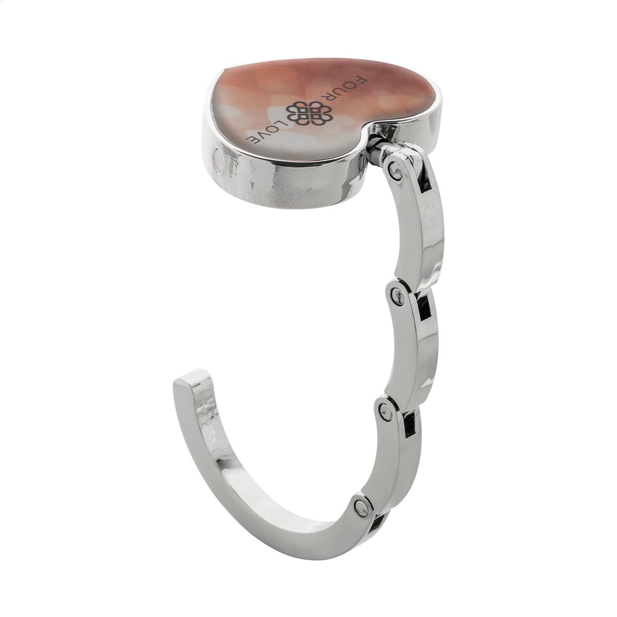 Taschenhalter Amor - silber - rot-278
