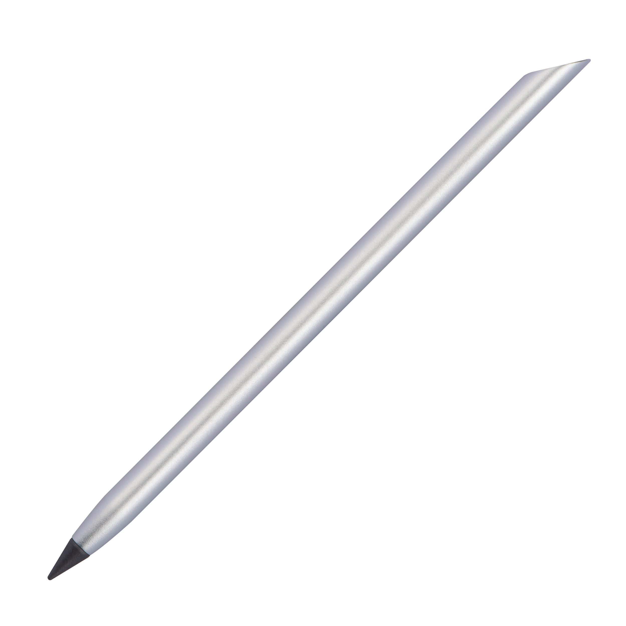 Tintenloses Schreibgerät aus Alumimium mit Graphit Mine - silbergrau-465