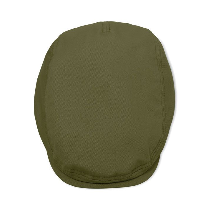 Newsboy-Kappe 235 g/m² FLAT PEAK - armeegrün-120