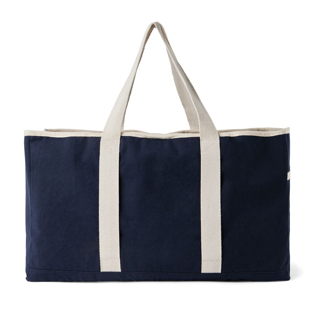 VINGA Volonne AWARE™ Strandtasche aus recyceltem Canvas - blau-554