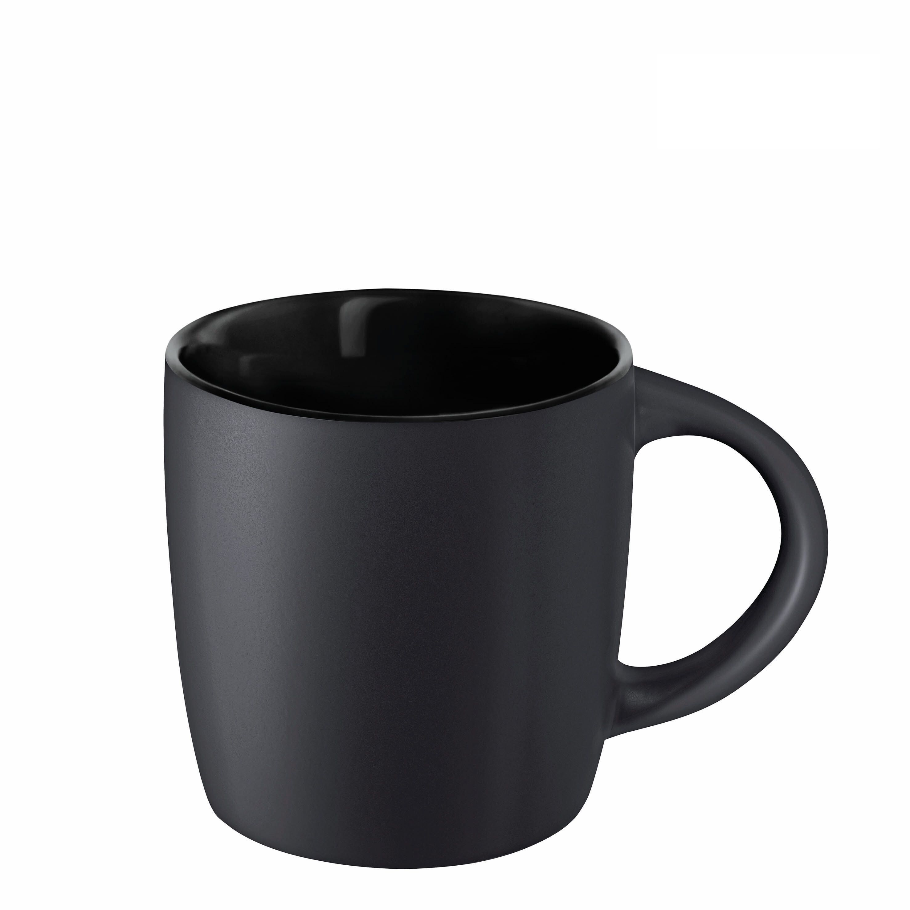 Ennia Black Inside Steinzeugtasse 250 ml - schwarz-282
