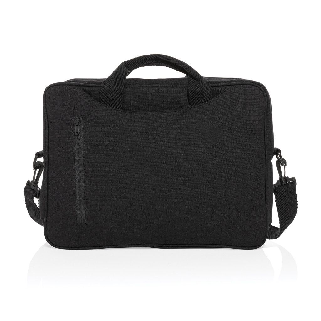 Laluka AWARE™ 15.4" Laptop-Tasche aus recycelter Baumwolle - schwarz-343