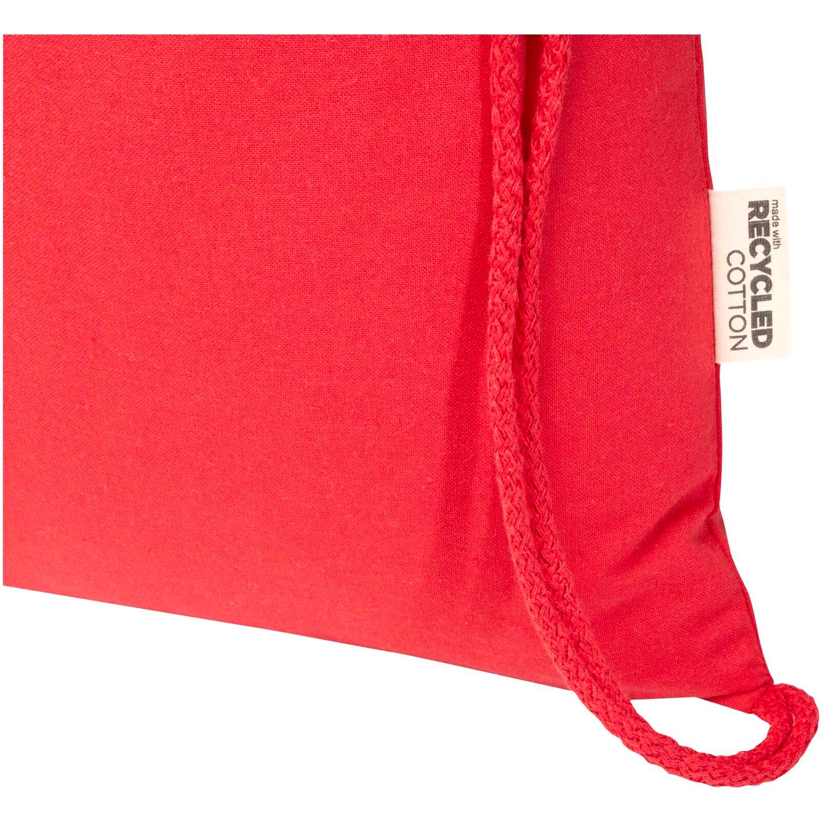 Oregon Blend 140 g/m² GRS-recycelter Turnbeutel 5 L  - rot-152