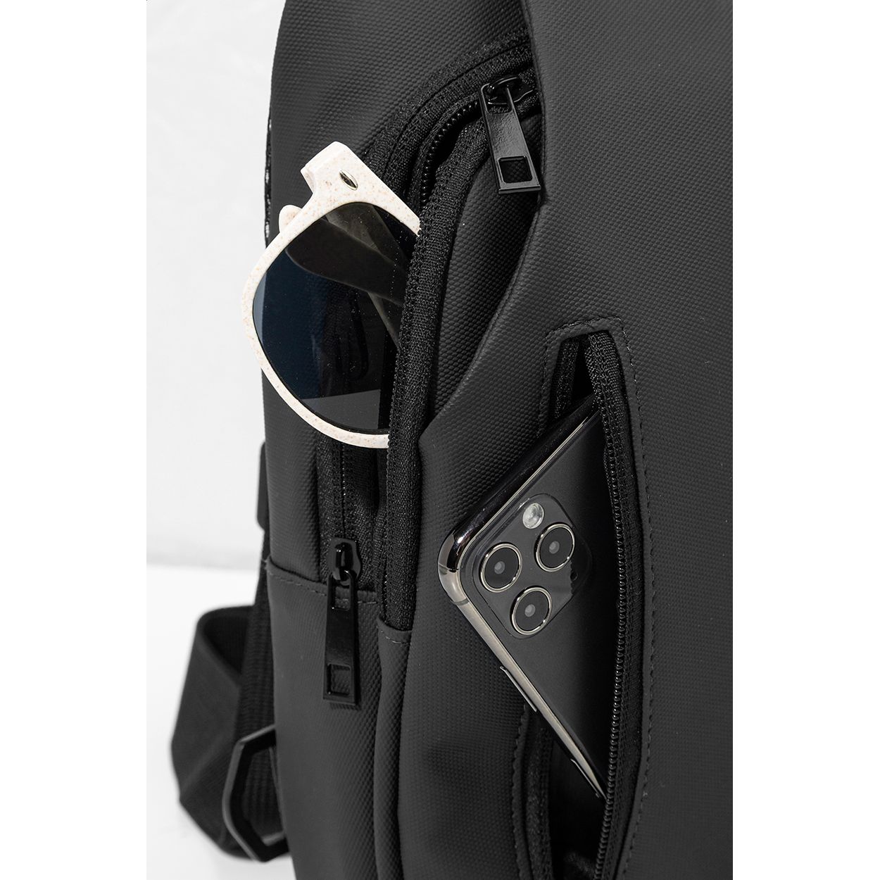 Crobud Shoulder bag, RPET - schwarz-169